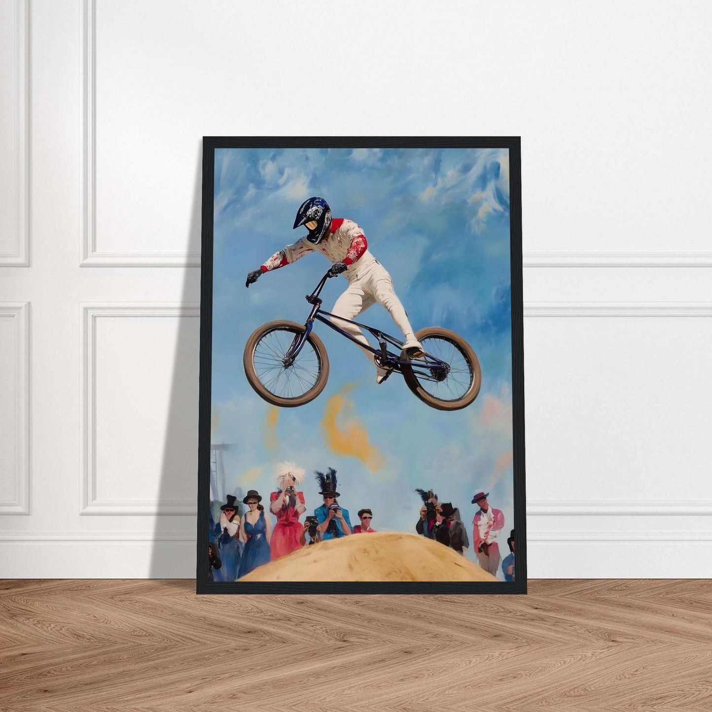 Affiche BMX - Écart Temporel et Élégance Moderne