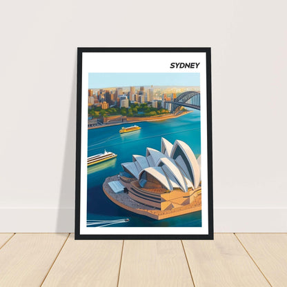 Affiche Sydney - Baie aux Mille Reflets, Éclat et Modernité