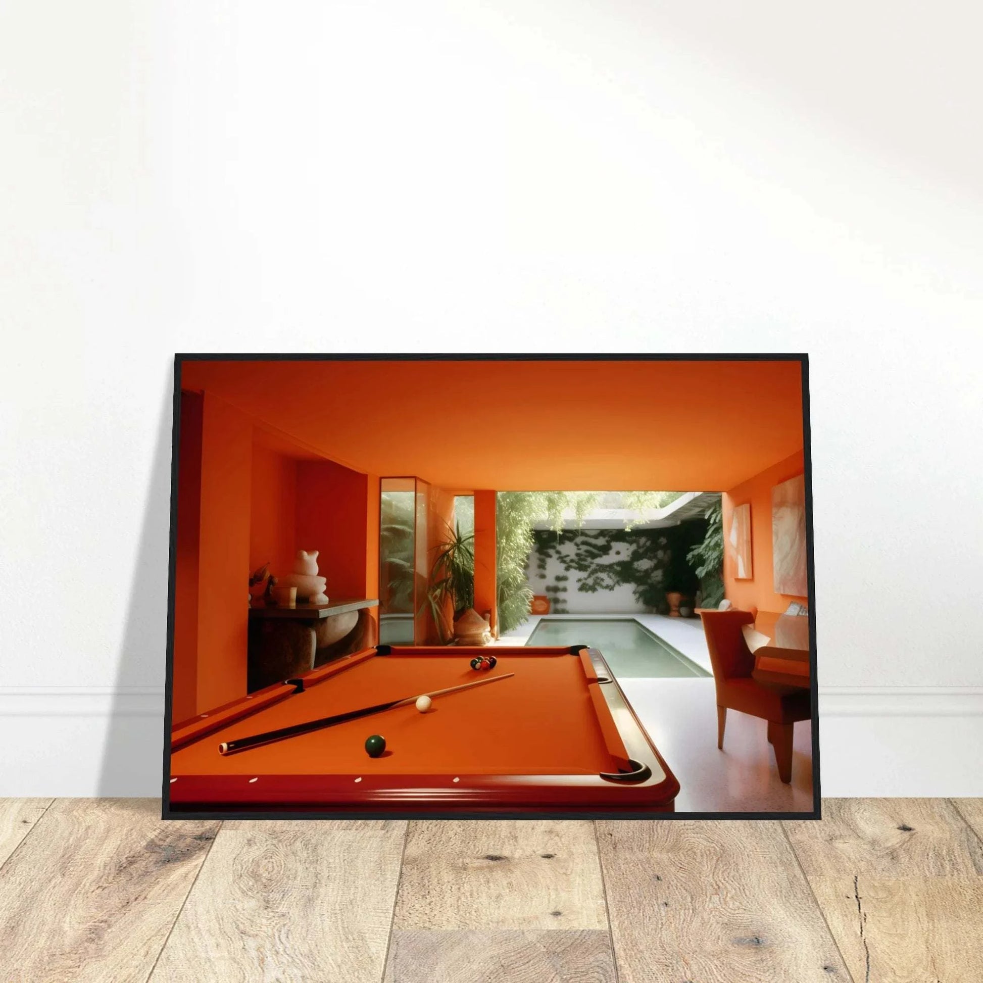 Tableau billard - Partie au Sommet pour intérieur raffiné