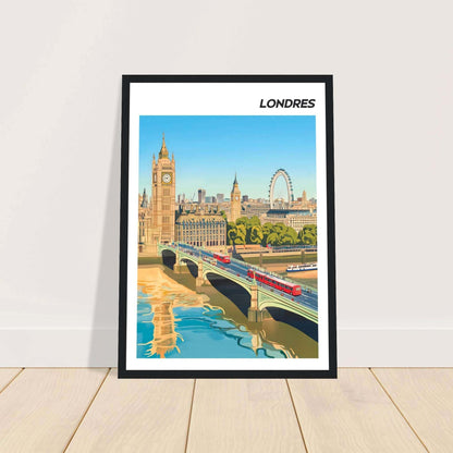 Affiche Londres - Illustration Chic et Intemporelle