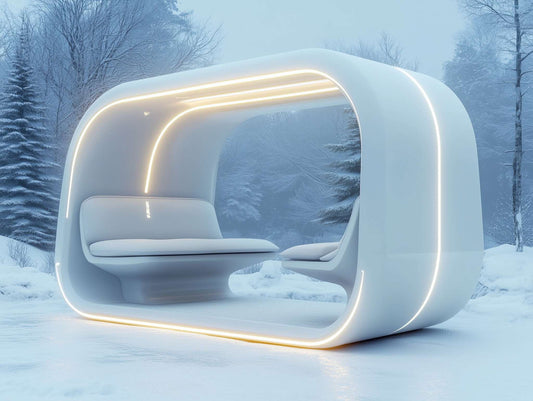 Mobilier futuriste : Design Polaire futuriste et épuré