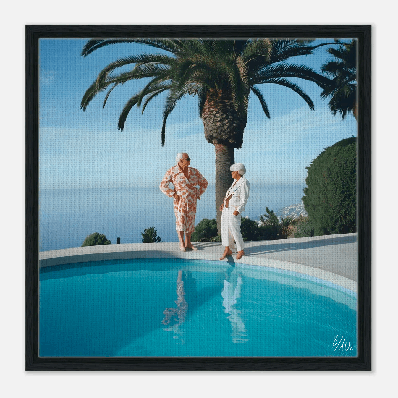 Tableau luxe - Œuvre Charismatique Côte d’Azur | Chic