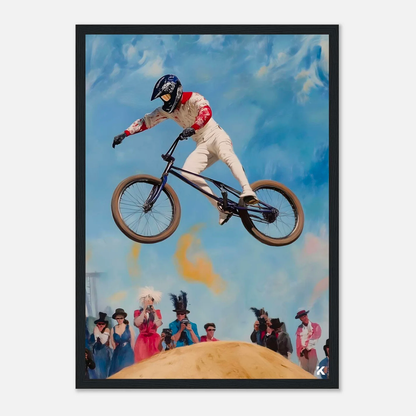 Affiche BMX - Écart Temporel et Élégance Moderne