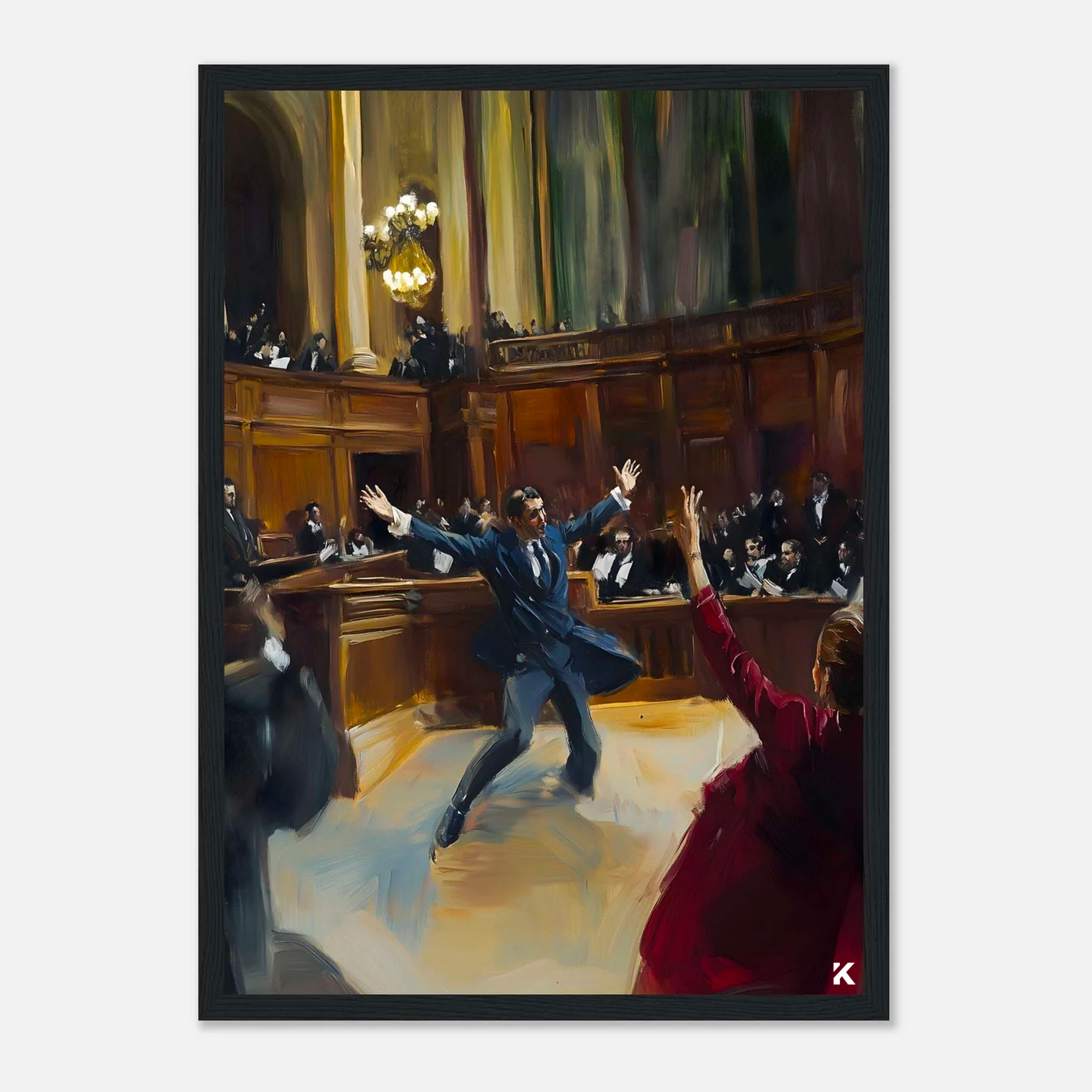 Peinture Tango - La Loi du Tango en Politique Artistique