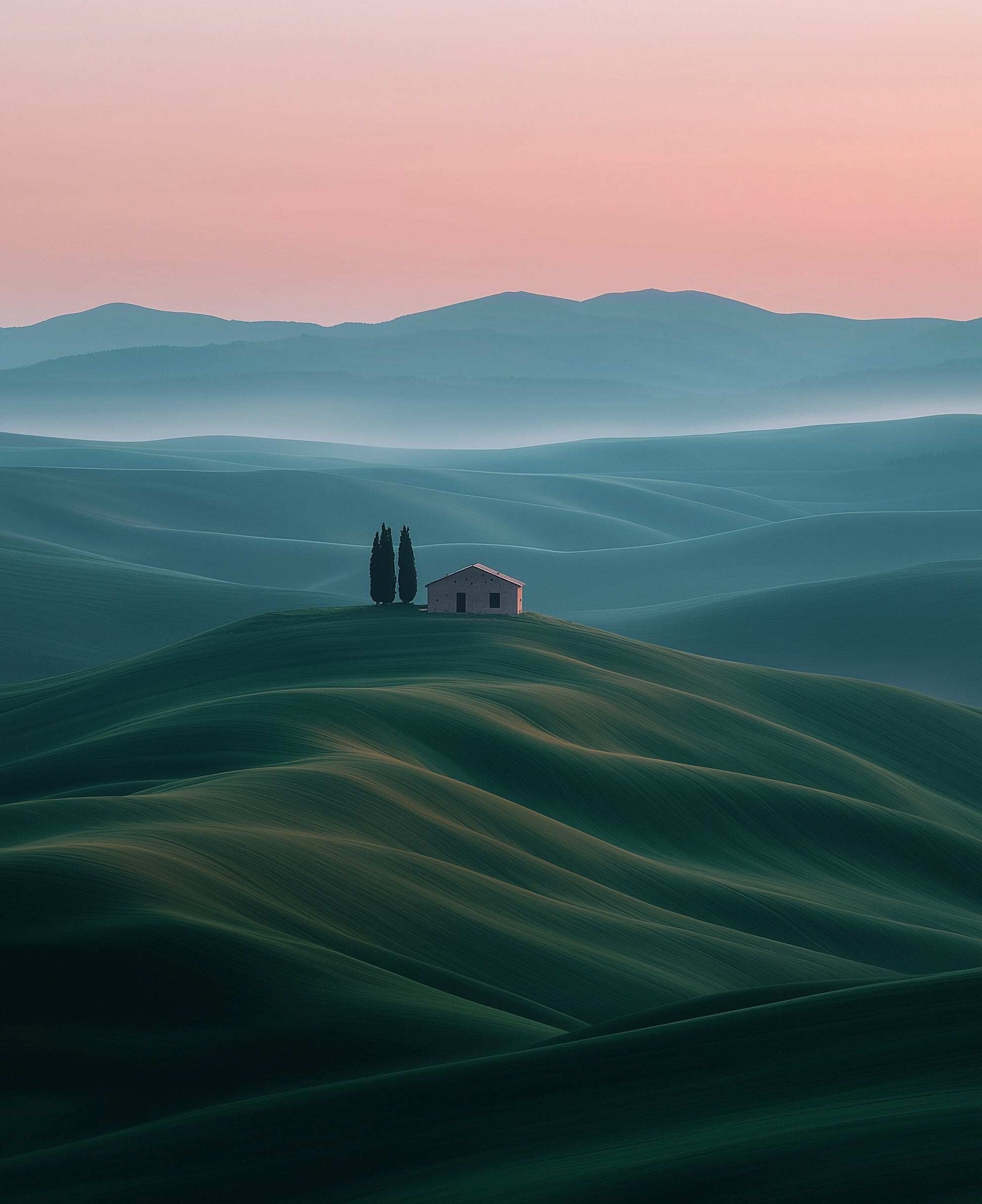 Paysage Toscane - Illustration de Sérénité et d'Évasion