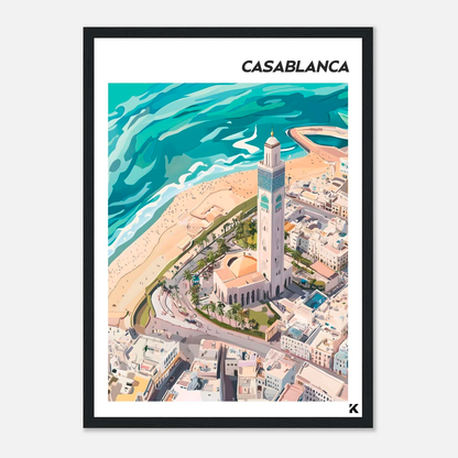 Affiche Casablanca - Évasion élégante et exotique