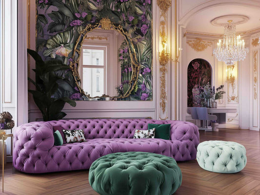 Design baroque - Éclat de luxe et audace tropicale