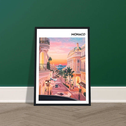 Affiche Monaco - Évadez-vous sous le luxe de la Riviera